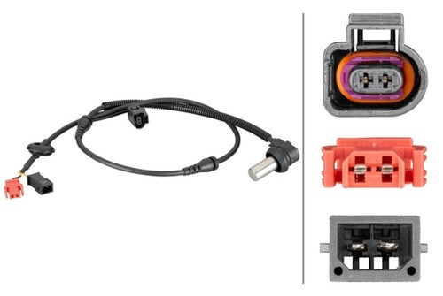 Abs sensor raddrehzahl hella - sensor,